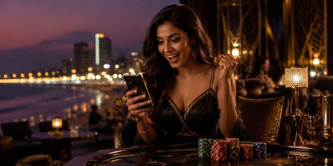 Excited Mumbai cricket fans watching live IPL match and placing bets